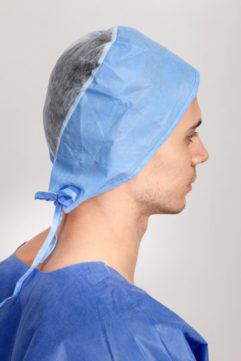 disposable surgeon cap