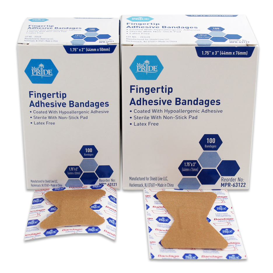 Fabric Fingertip Adhesive Bandages – Sterile