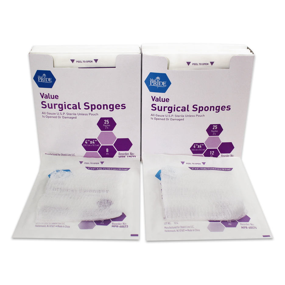 Value Gauze Surgical Sponges – Sterile