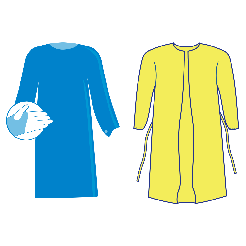 Impervious Isolation Gowns